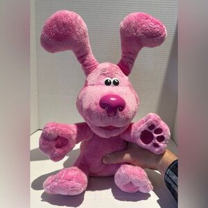 Magenta Plush Nickelodeon Blues Clues Barking Peek A Boo Stuffed Plush Toy